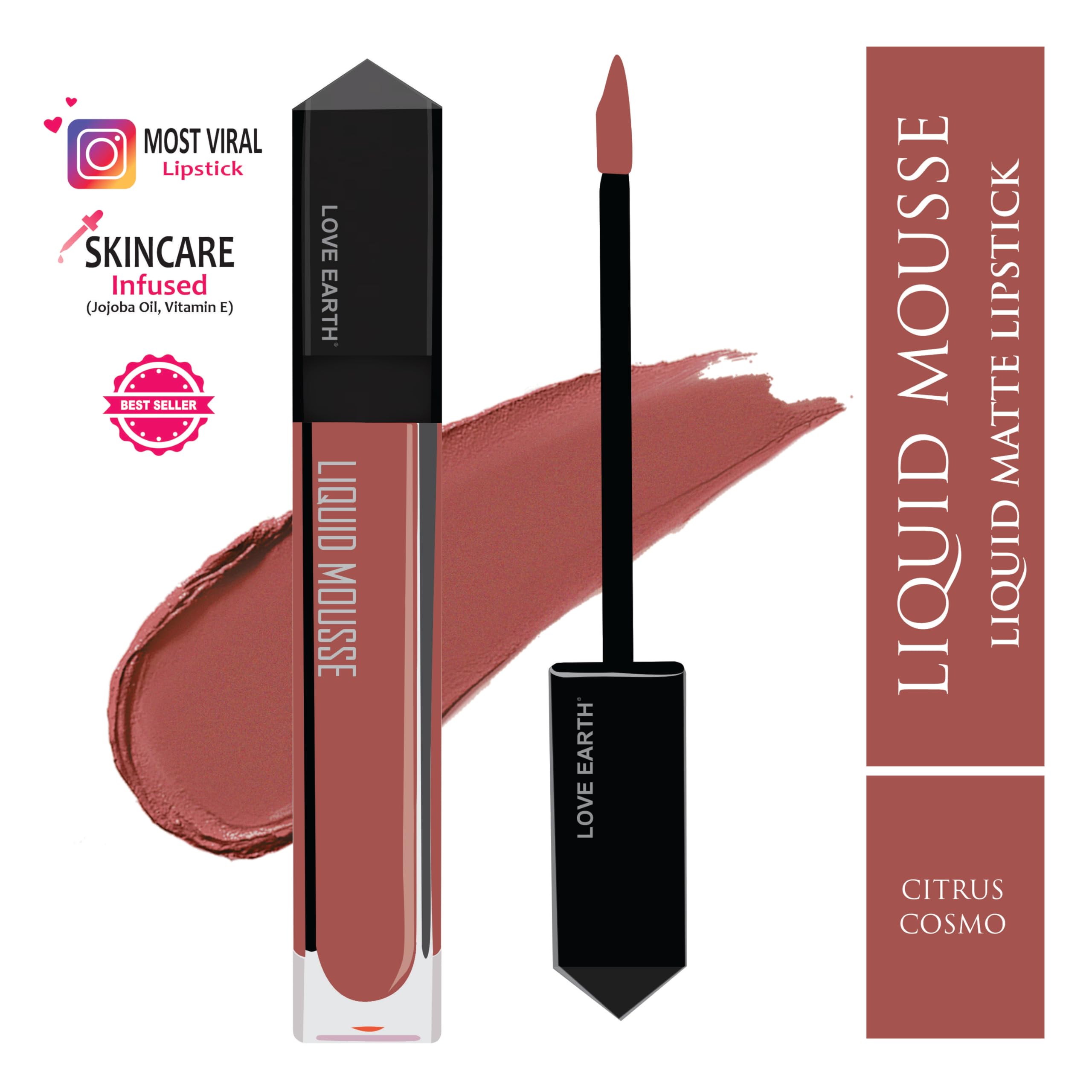 LoveEarth Matte Liquid Lipstick – view 2