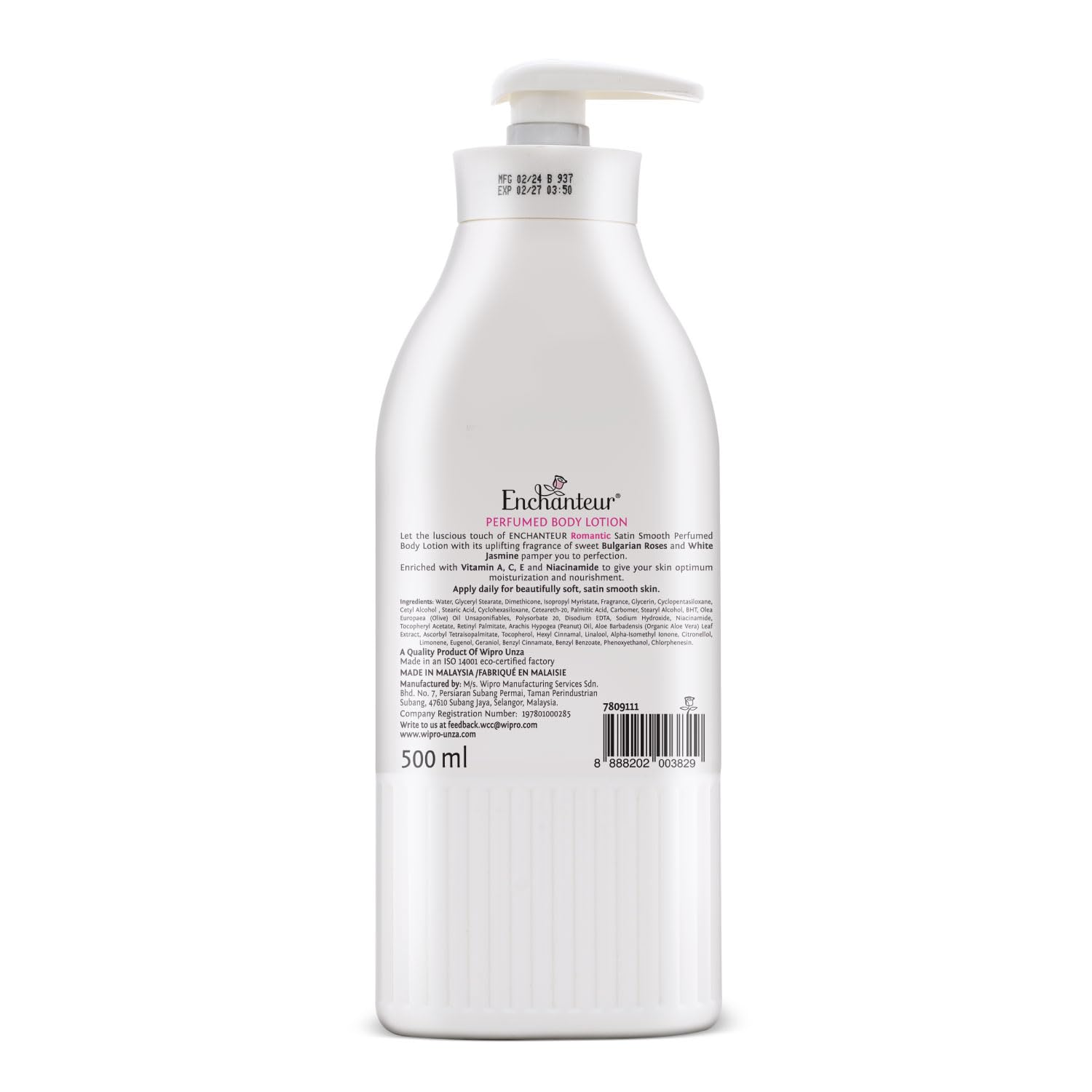 Enchanteur Romantic Perfumed Body Lotion, 500ml – view 4