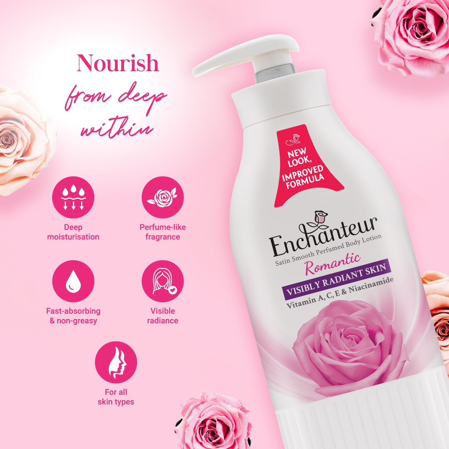 Enchanteur Romantic Perfumed Body Lotion, 500ml – view 7