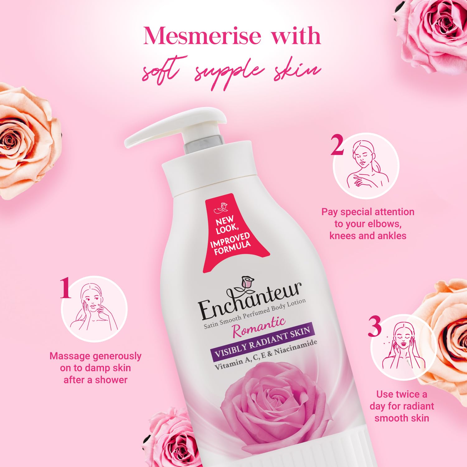 Enchanteur Romantic Perfumed Body Lotion, 500ml – view 8
