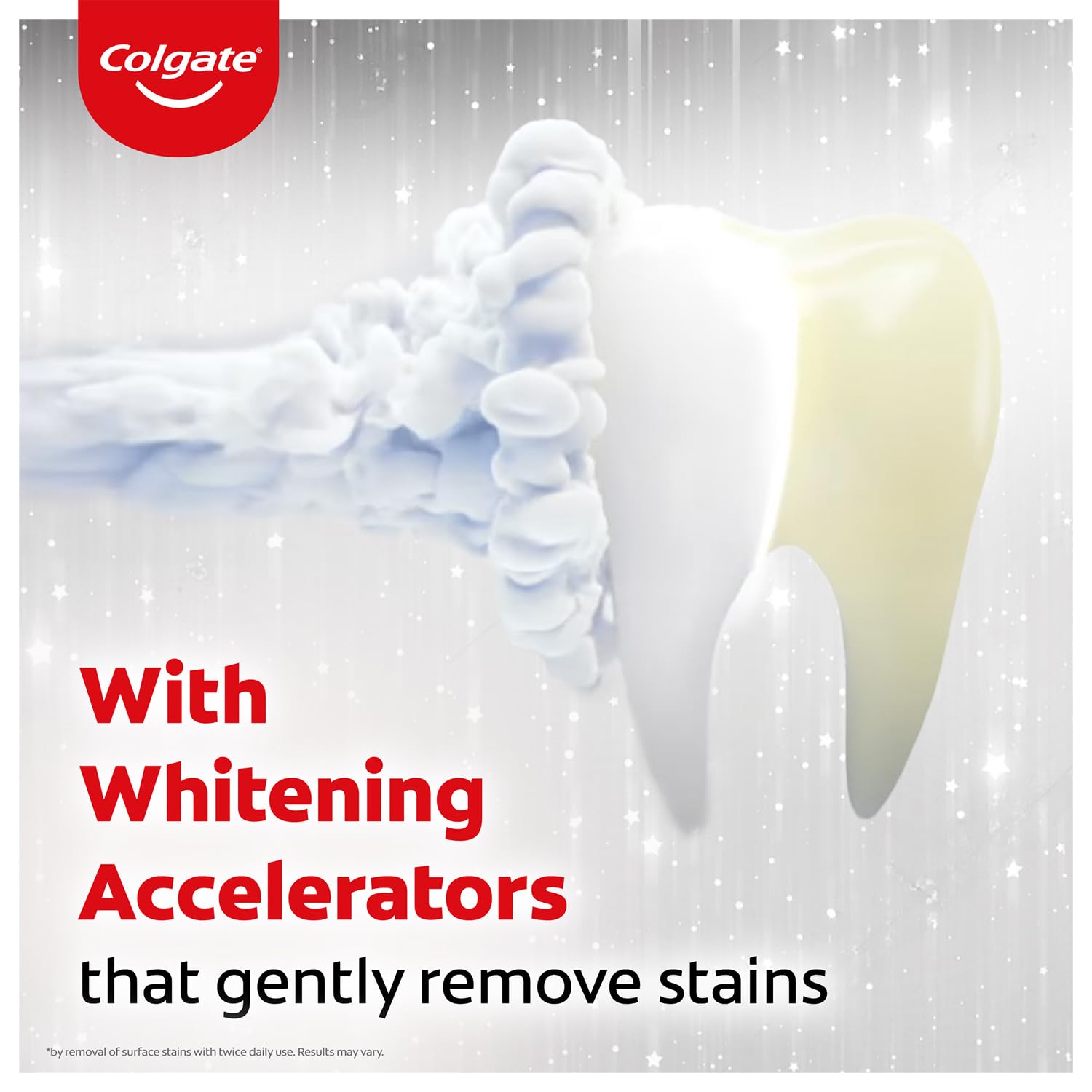 Colgate Visible White Toothpaste 400g (100g x Pack of 4) Teeth Whitening Starts in 1 week, Safe on Enamel, Stain Removal and Minty Flavour for Fresh Breath – view 4
