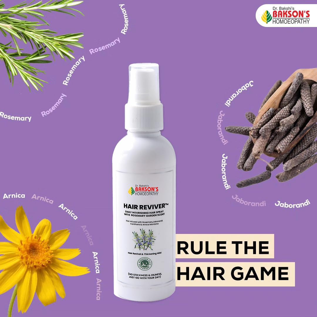 Dr. Bakshi's BAKSON'S HOMOEOPATHY Bakson'S Hair Reviver-100 Ml, 130 Grams – view 5