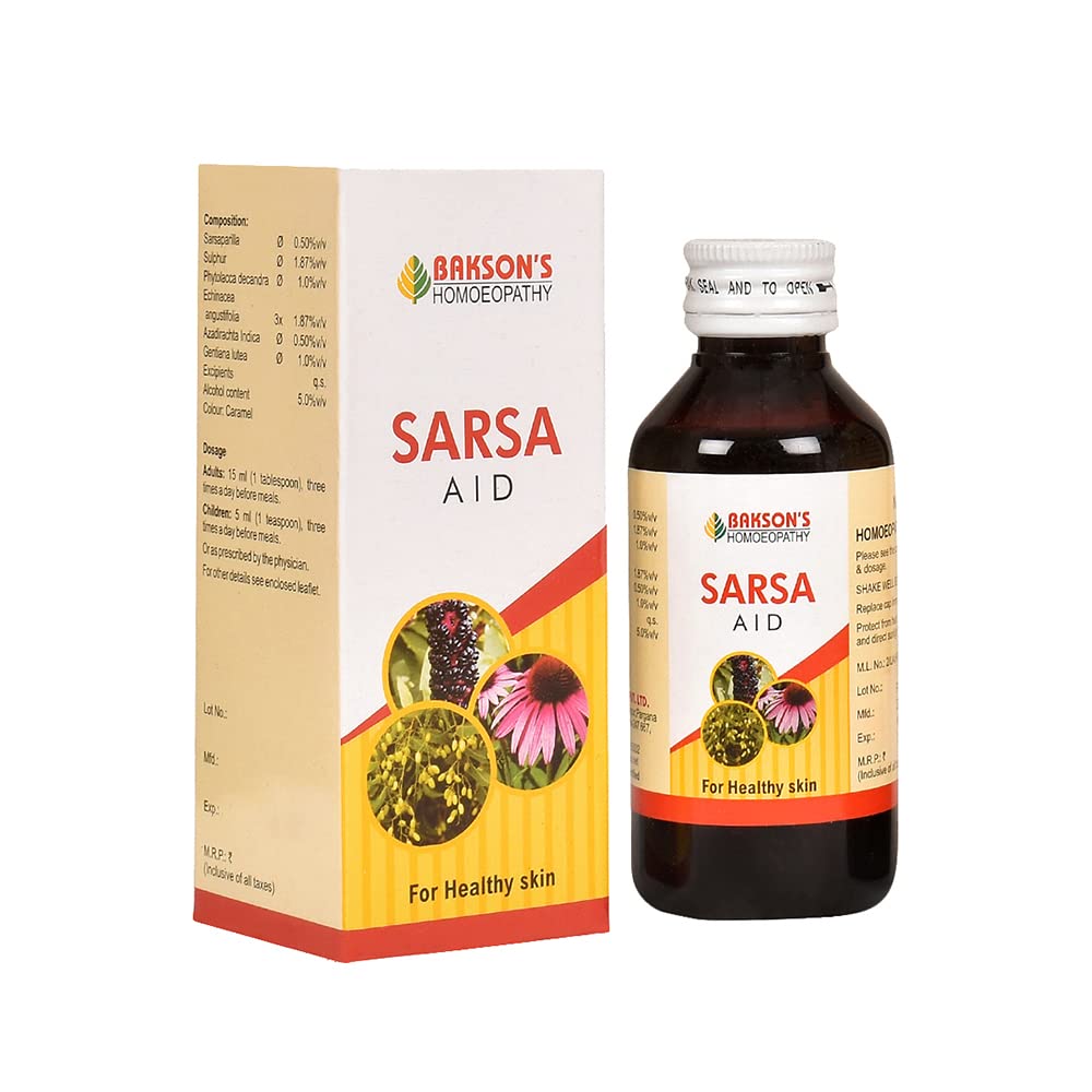 Bakson's Sarsa Aid Syrup twin pack 115 ml bottles