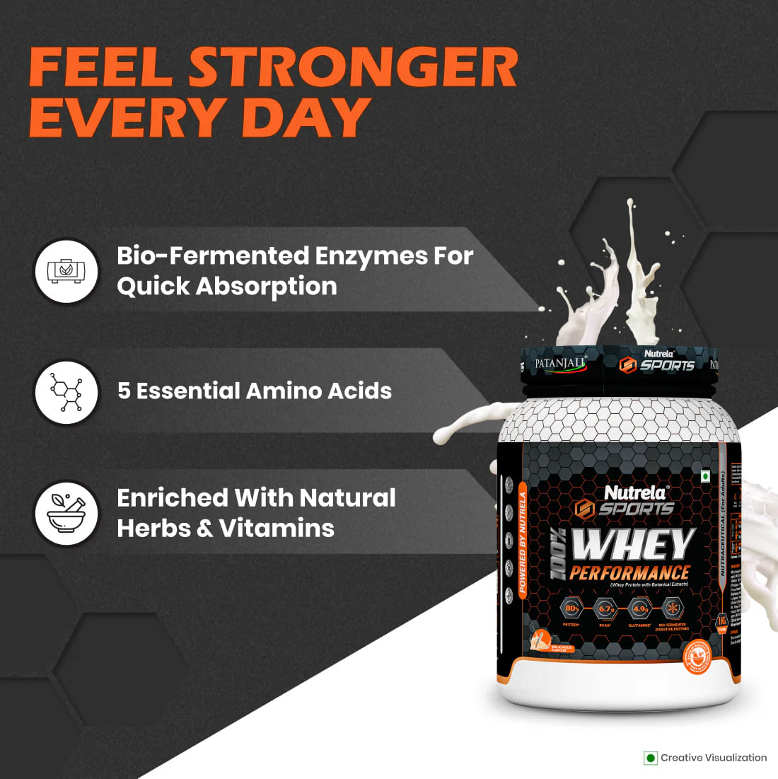 Patanjali Nutrela 100% Whey Performance – view 4