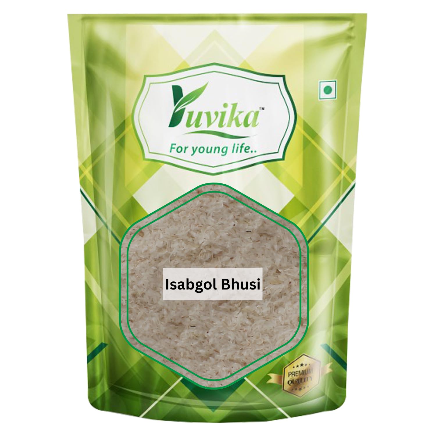 Front pack of Yuvika psyllium husk powder 100 grams