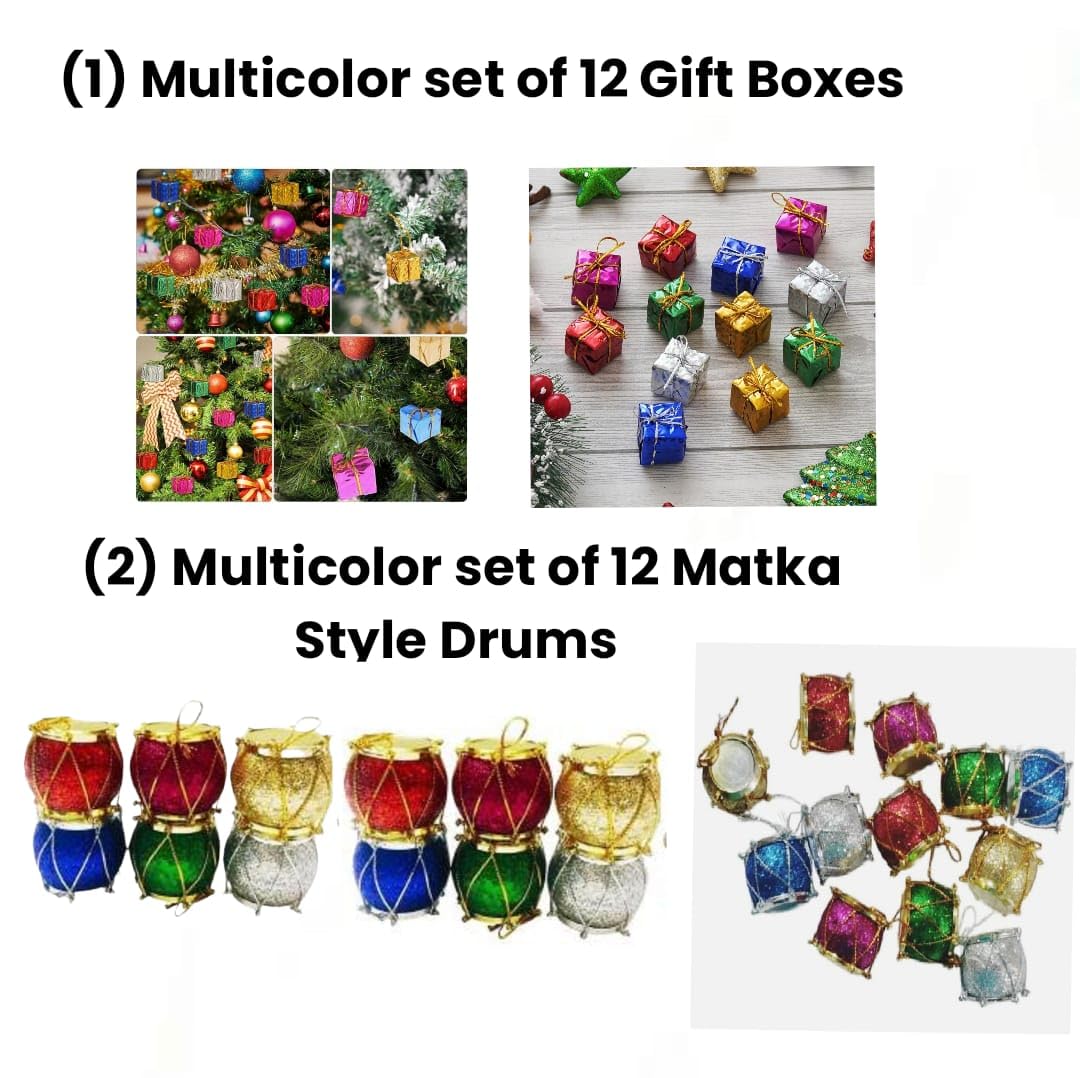 100 Pcs Christmas Tree Decoration Ornaments Set – view 3