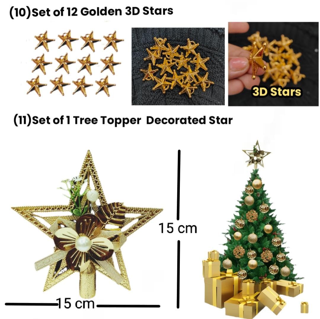 100 Pcs Christmas Tree Decoration Ornaments Set – view 7