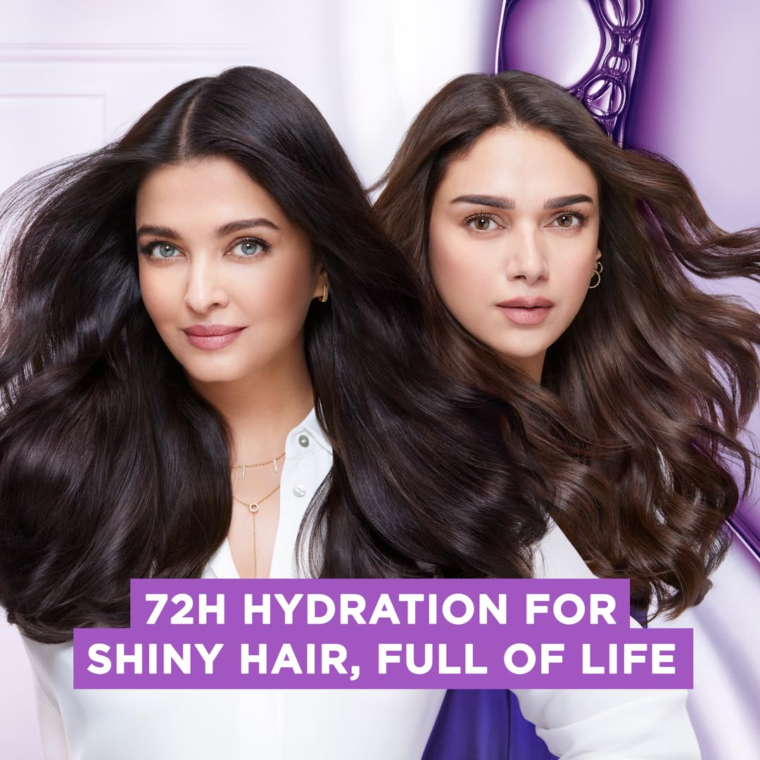L'Oreal Paris Moisture Filling Shampoo, With Hyaluronic Acid, For Dry & Dehydrated Hair, Adds Shine & Bounce, Hyaluron Moisture 72H, 180ml – view 2
