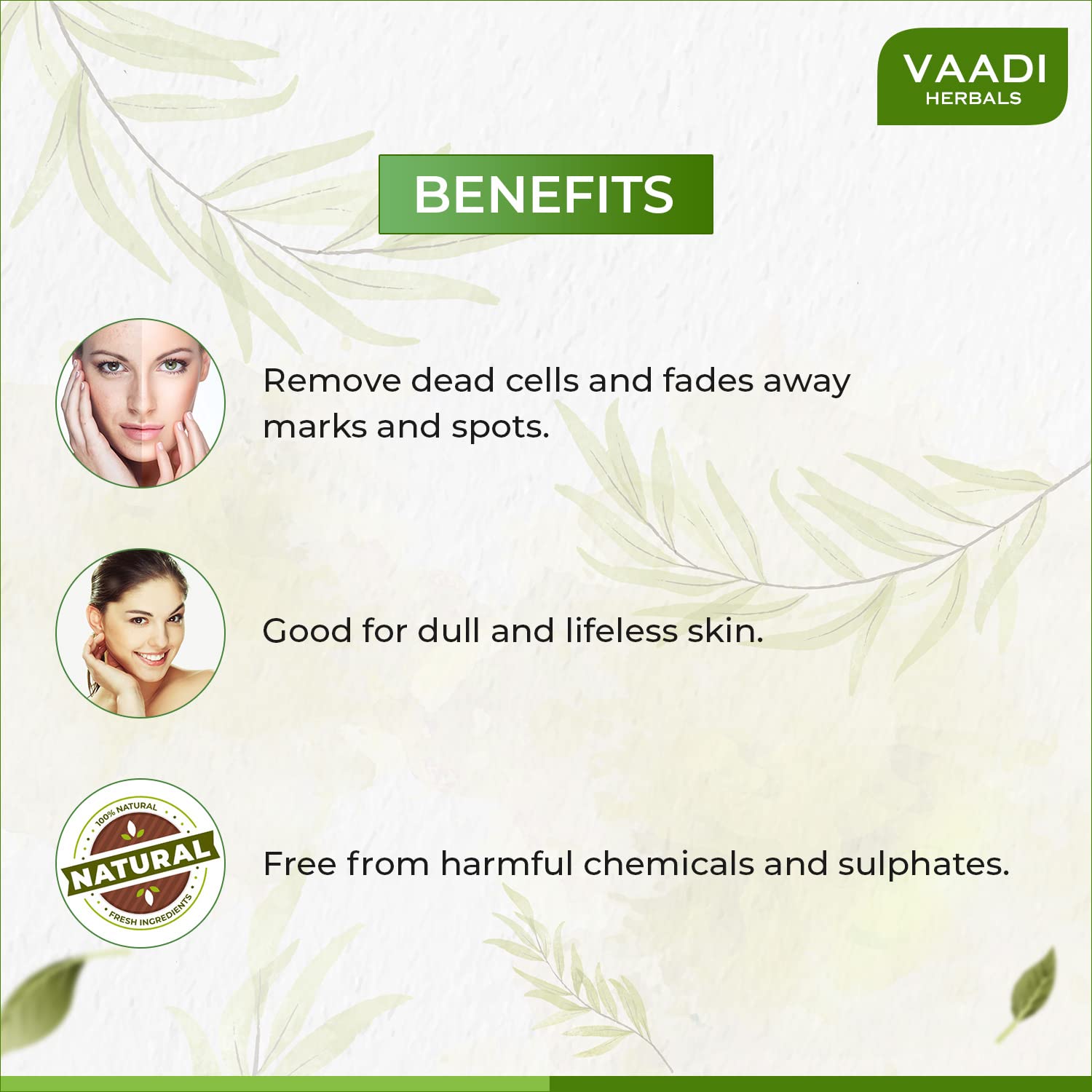 Vaadi Herbals Value Royal Indian Khus Soap with Olive and Soyabean Oil, 75gms x 6 – view 4