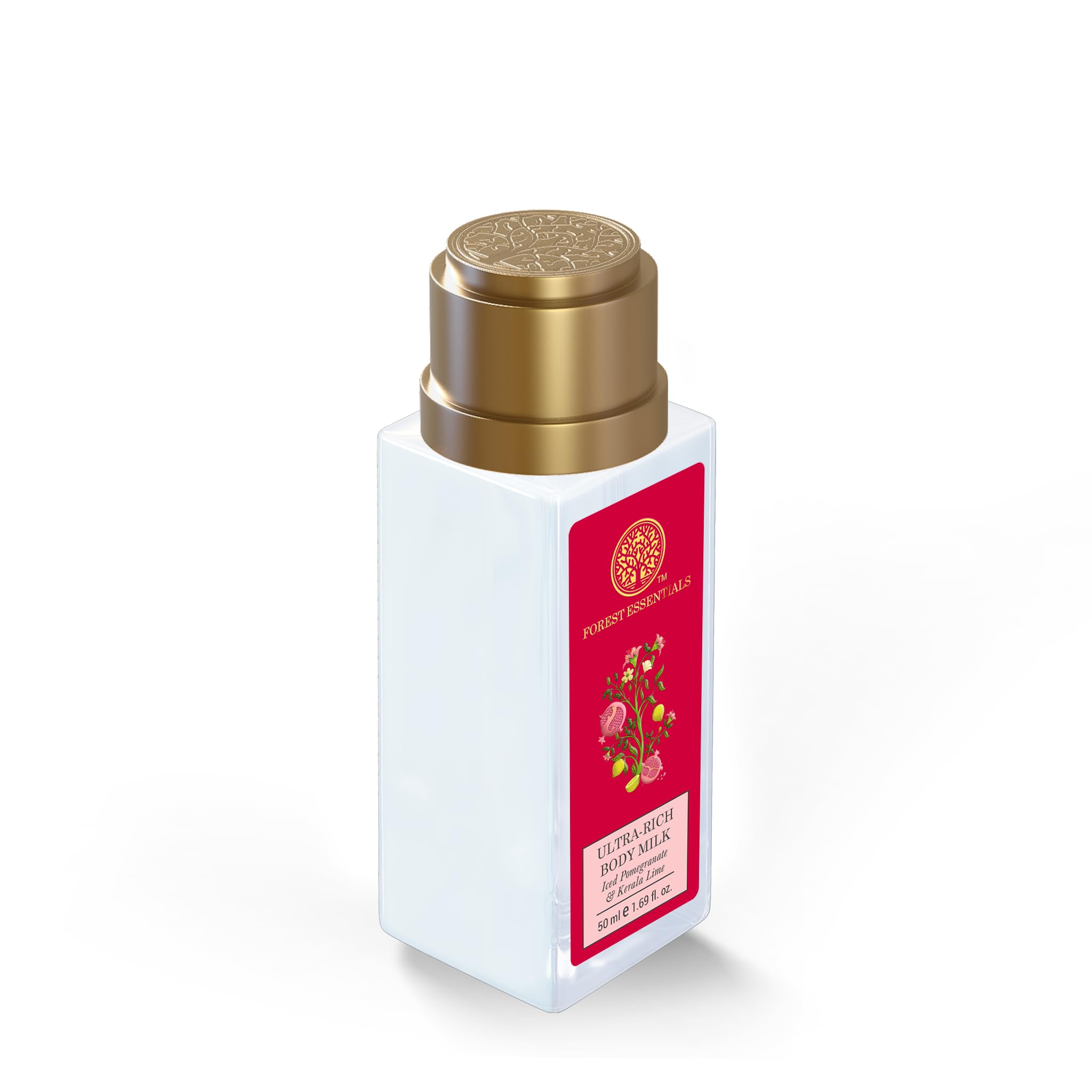 Forest Essentials Travel Size Ultra-Rich Body Milk Iced Pomegranate & Kerala Lime – view 2
