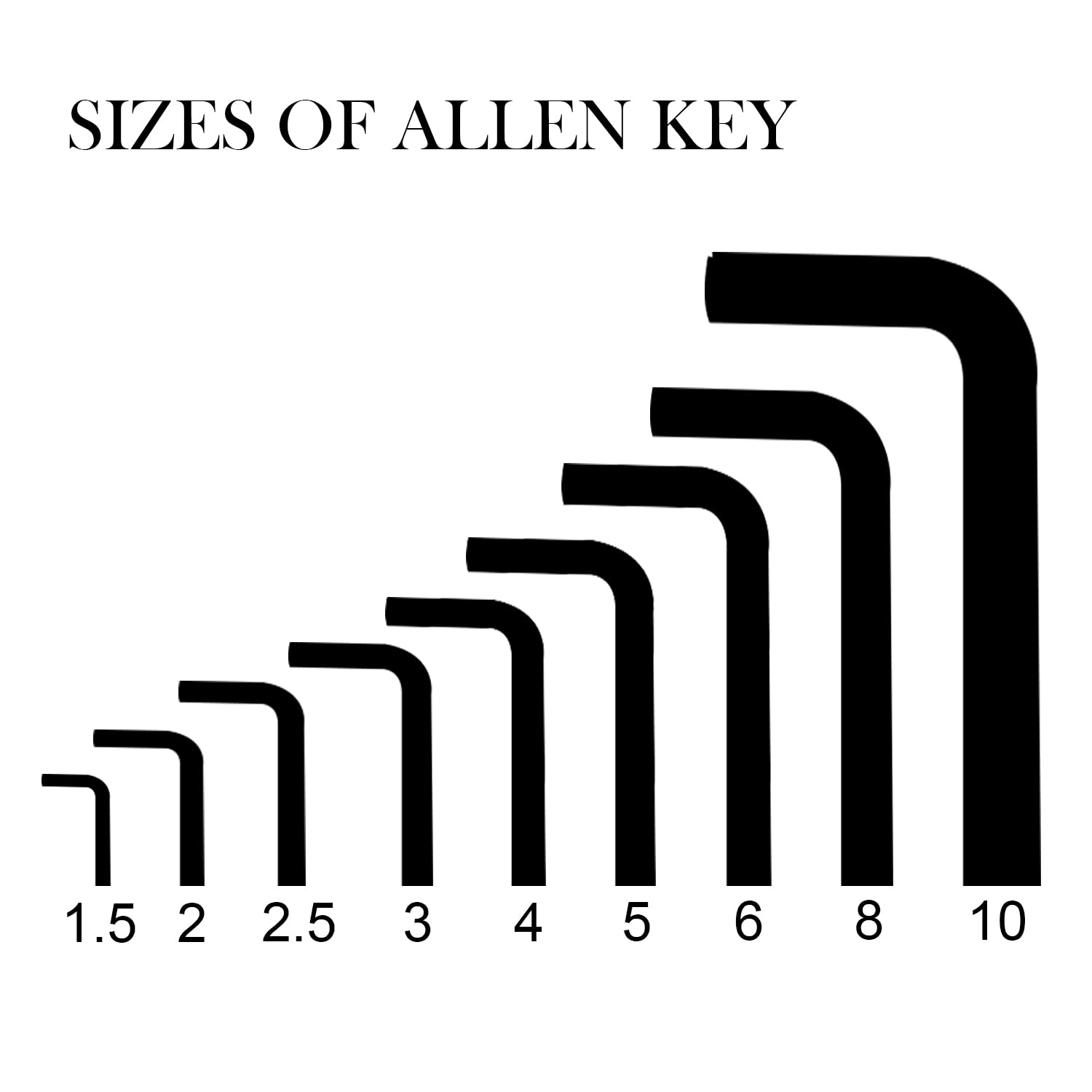 THEMISTO TH-T09 9pcs Allen Key Set – view 2