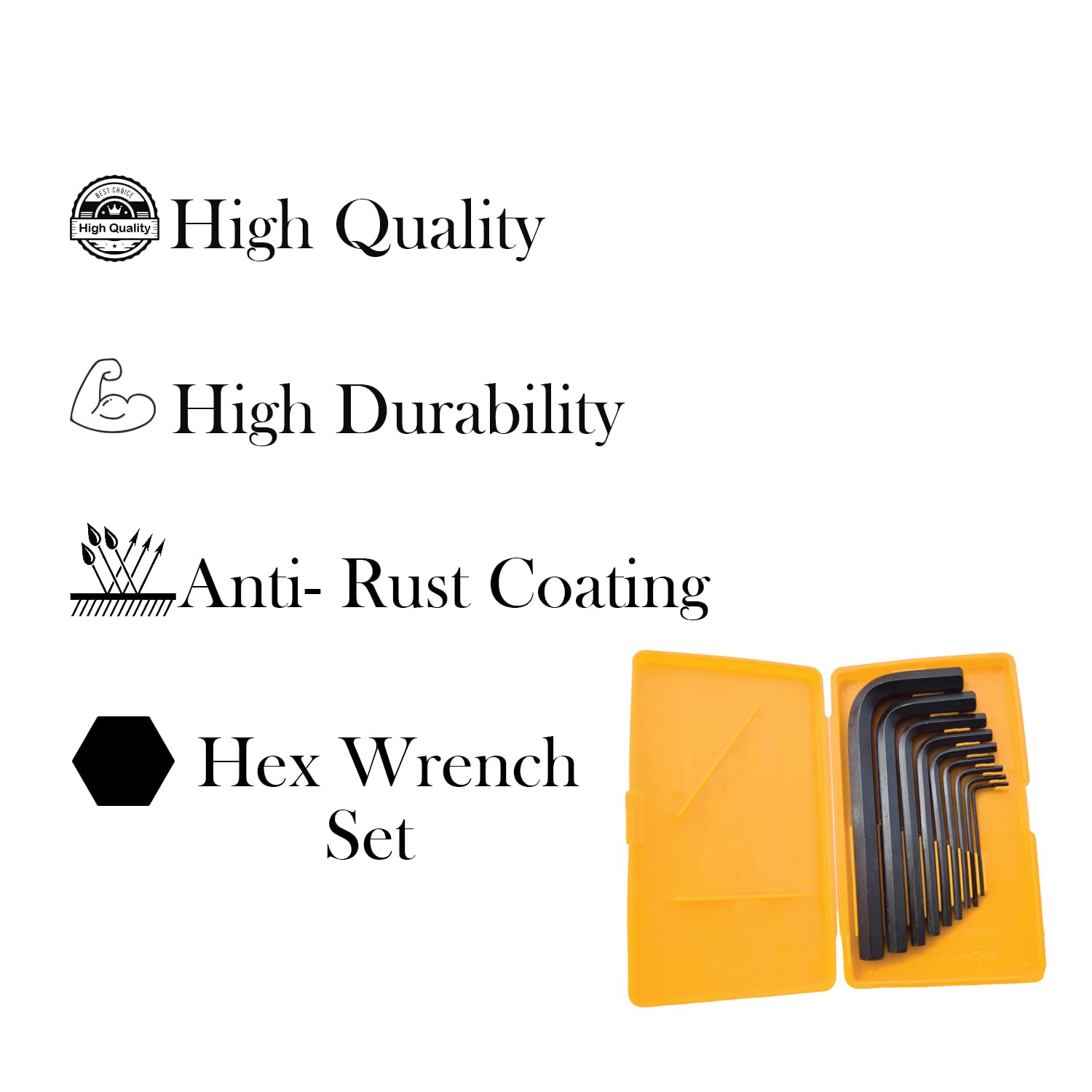 THEMISTO TH-T09 9pcs Allen Key Set – view 4
