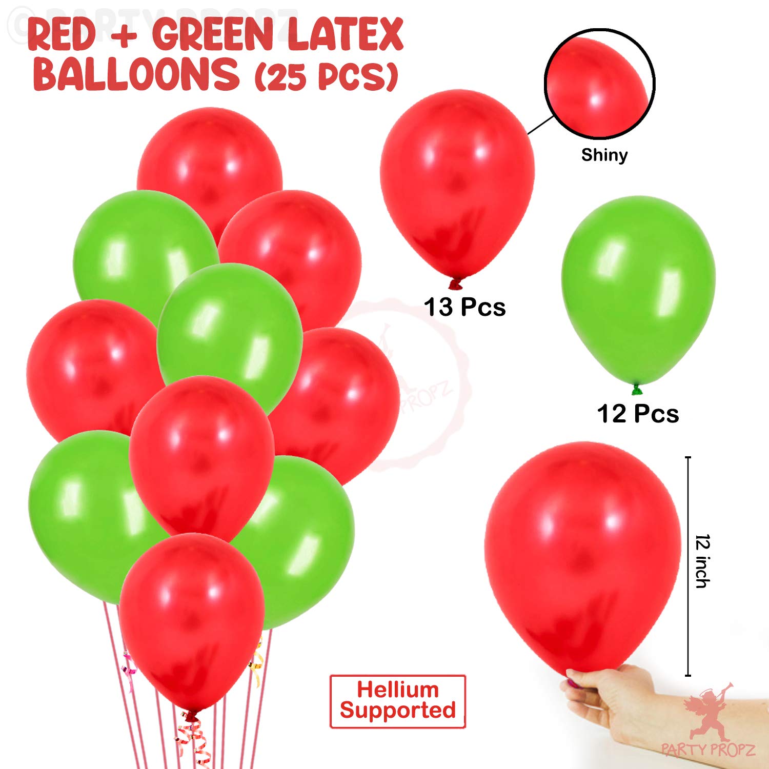 Party Propz Christmas decoration kit - 26 Pcs, Christmas backdrop banner – view 3