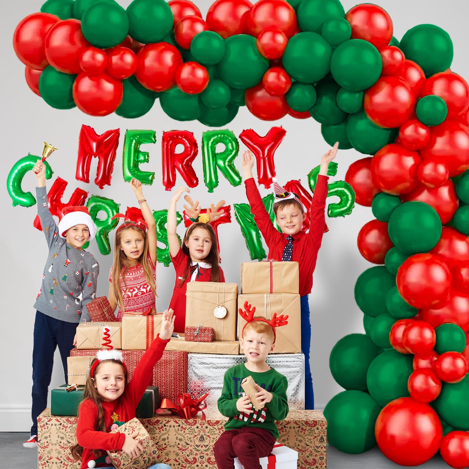 Party Propz Christmas decoration kit - 26 Pcs, Christmas backdrop banner – view 6