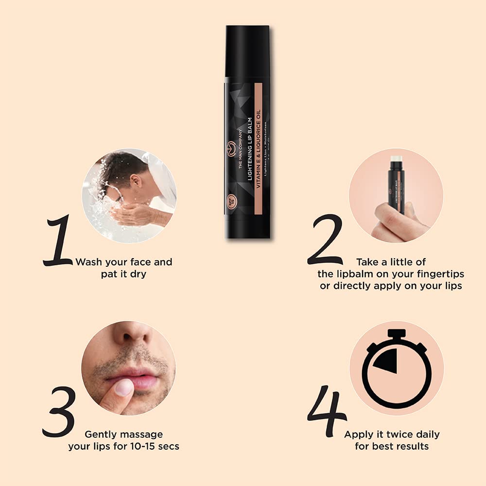 The Man Company Lip Balm for Dry, Chapped and Dark Lips - 4gm – view 6