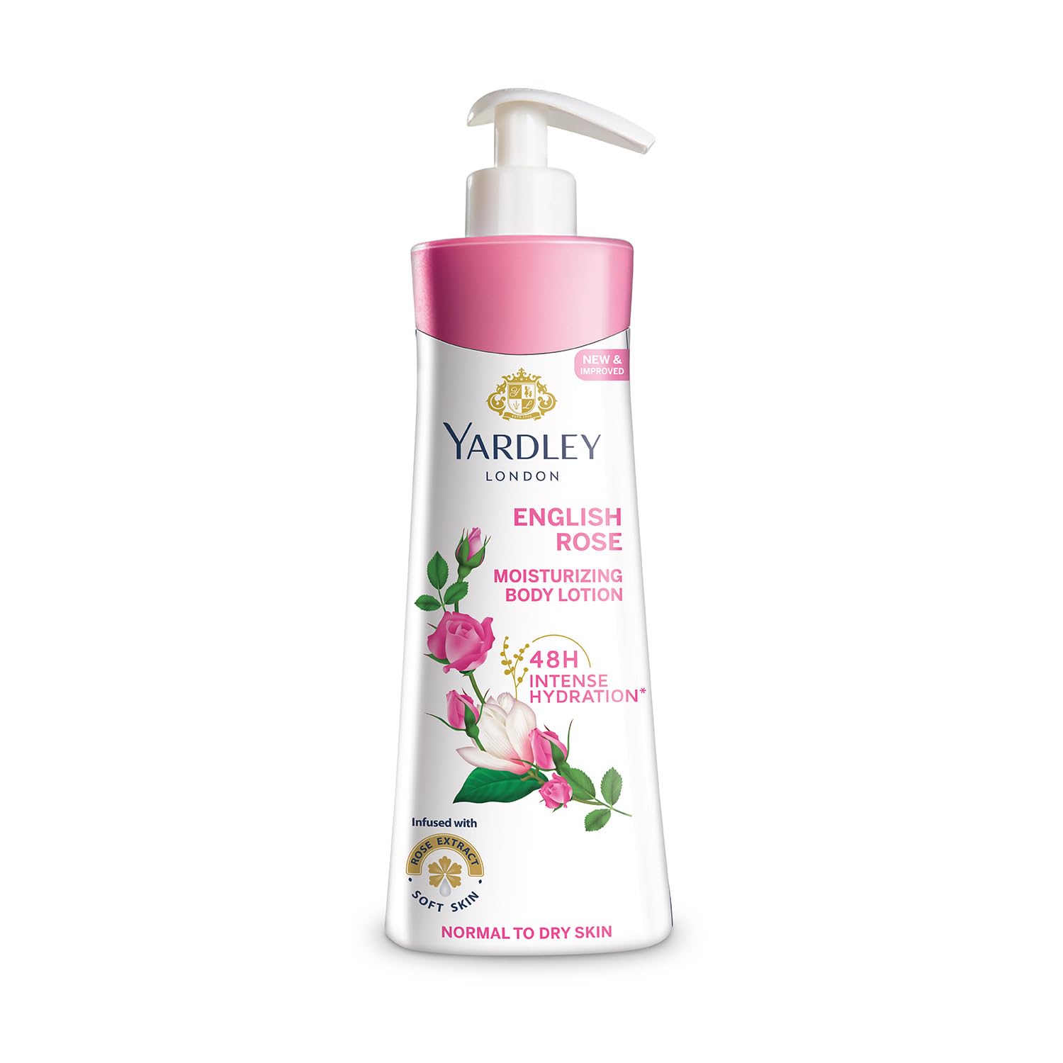 Yardley English Rose hand and body lotion pump bottle 400ml