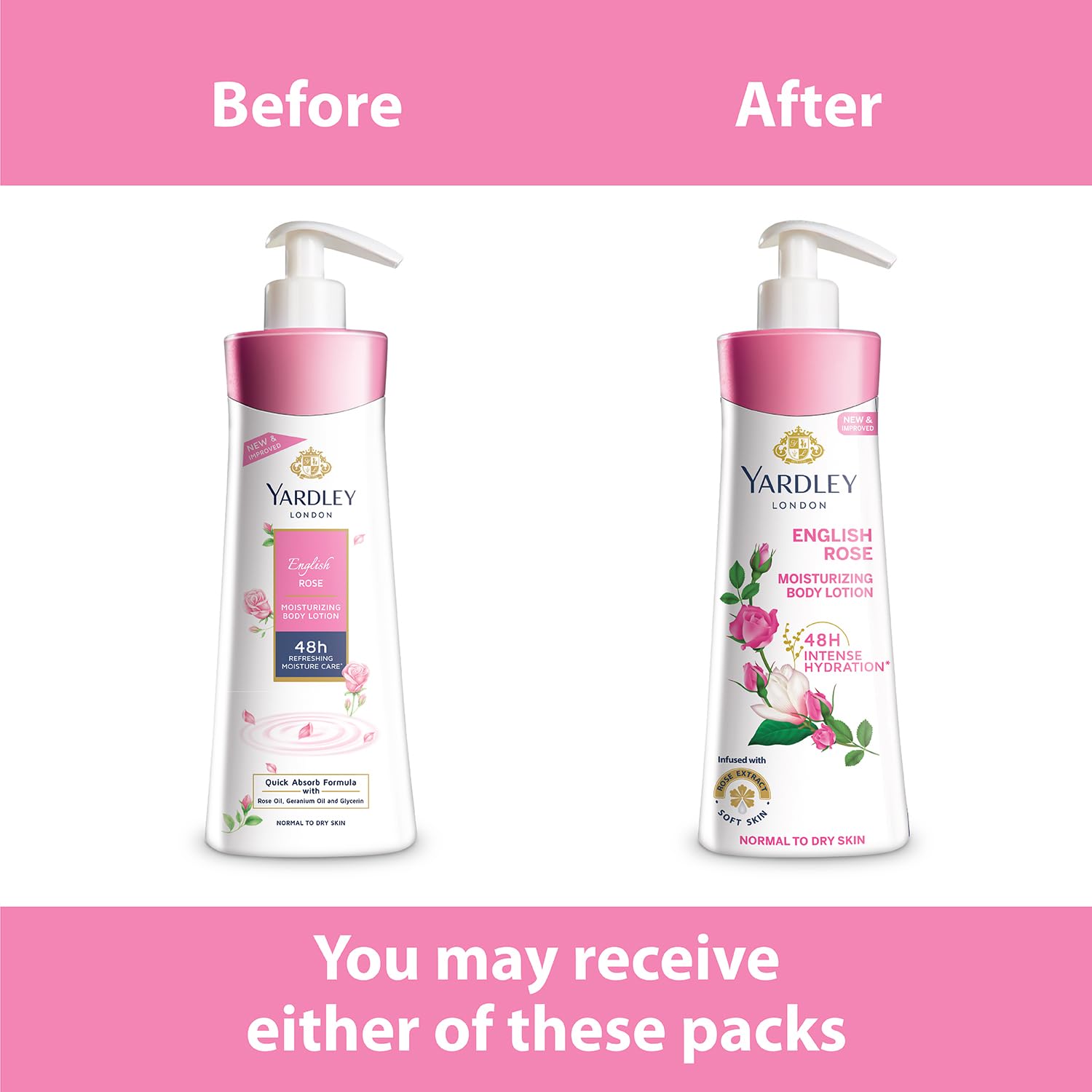 Yardley London English Rose Moisturizing Body Lotion With Germ Shield – view 4