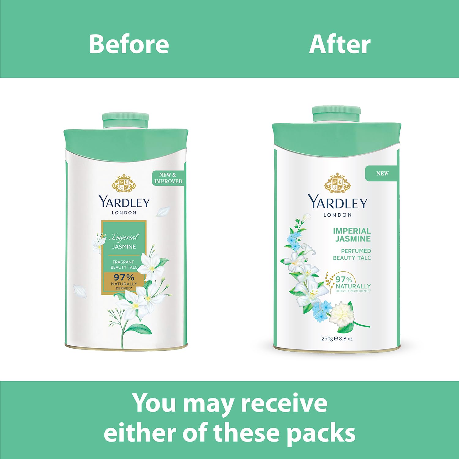 Yardley London Imperial Jasmine Perfumed Talc – view 4