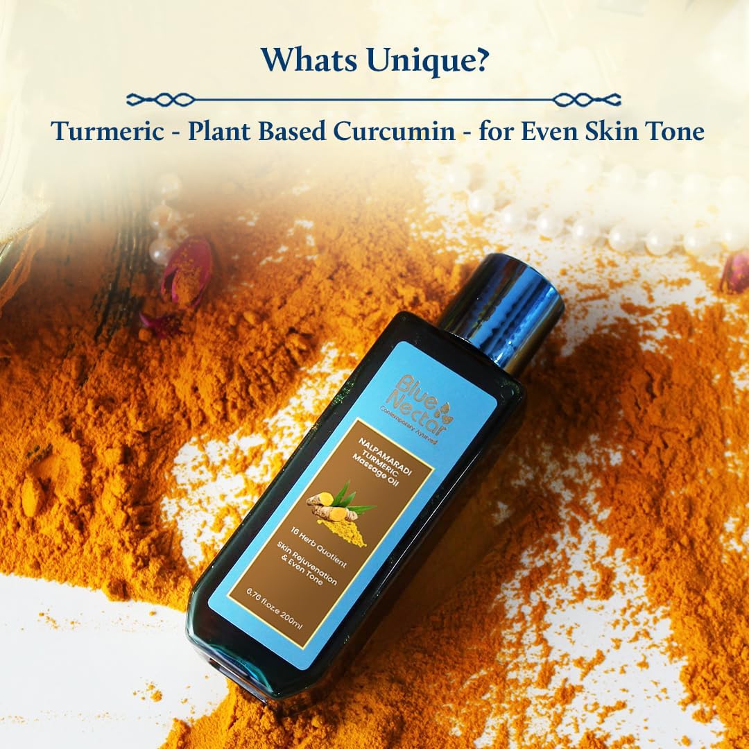 Blue Nectar Nalpamaradi Thailam Skin Brightening Treatment Oil – view 3
