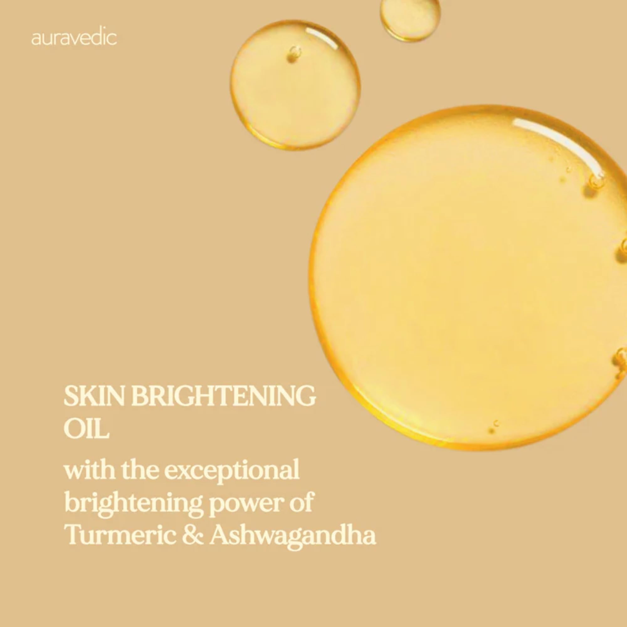 Auravedic Saffron Face Oil For Glowing Skin 100 ml Pack of 2 Ashwagandha Turmeric Face Serum For Pigmentation And Dark Spot Serum For Women Glowing Skin Face Body Oil After Bath For Daily Use – view 2
