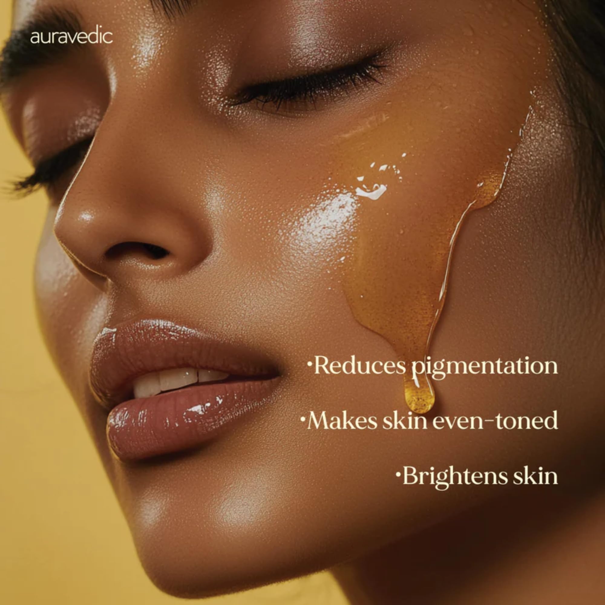 Auravedic Saffron Face Oil For Glowing Skin 100 ml Pack of 2 Ashwagandha Turmeric Face Serum For Pigmentation And Dark Spot Serum For Women Glowing Skin Face Body Oil After Bath For Daily Use – view 3
