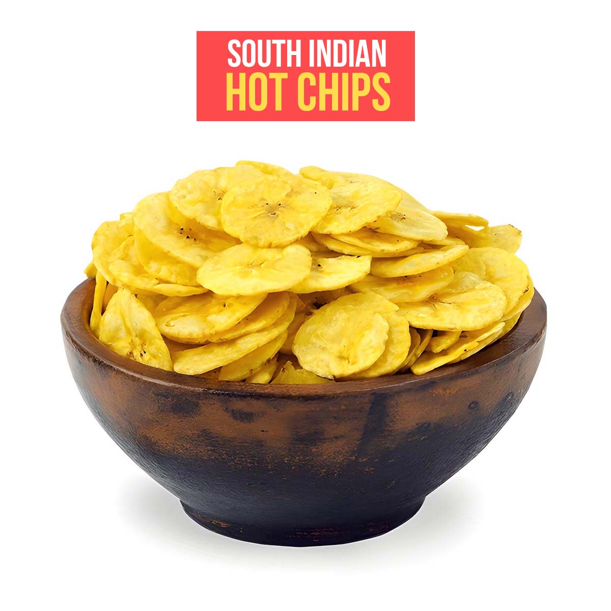Thick-cut Kerala banana chips pack made from Nendran bananas