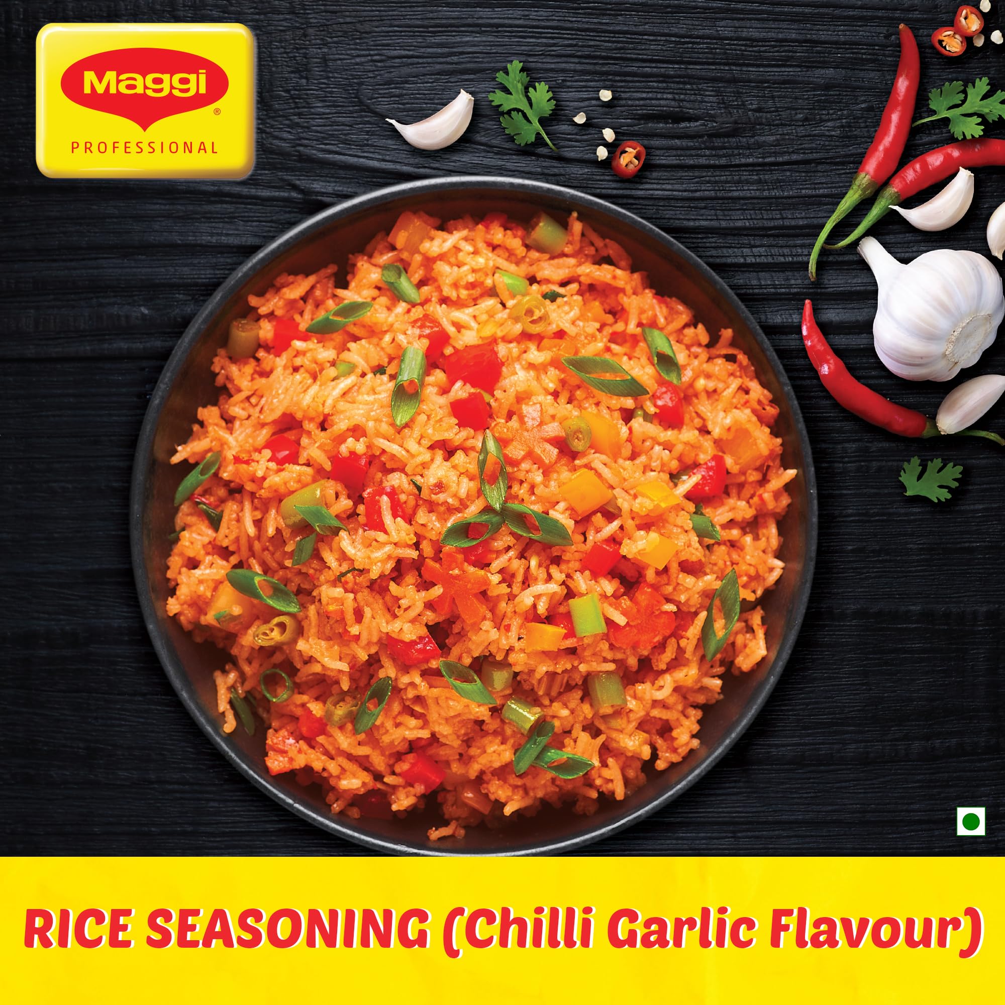 MAGGI Professional Rice Seasoning- Chilli Garlic Flavour, 200g Pouch (Easy to Make, Easy to Customize) – view 5