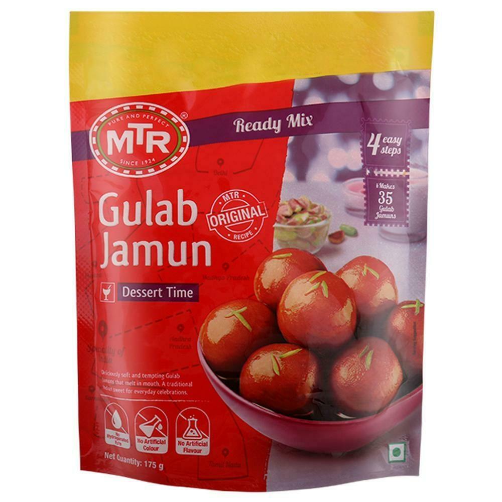 Pack of MTR instant gulab jamun dessert mix