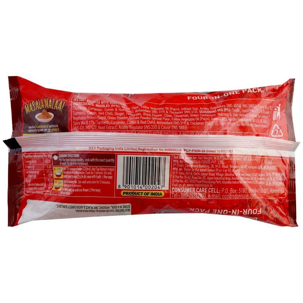 Top Ramen New Masala Instant Noodles 240 G – view 3