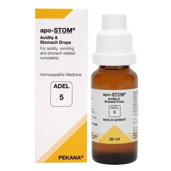ADEL 5 stomach drops two-bottle pack for acidity and gastritis