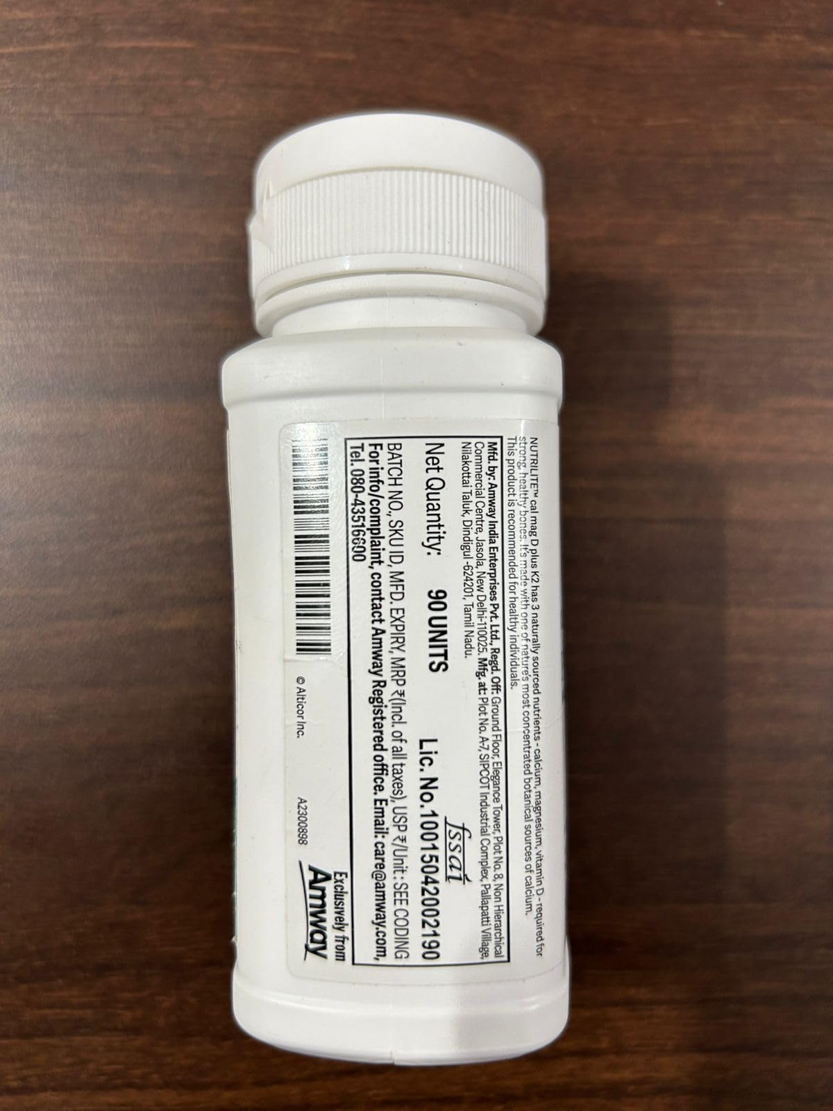 Amway Nutrilite Cal Mag D K2 90 Tabs – view 3