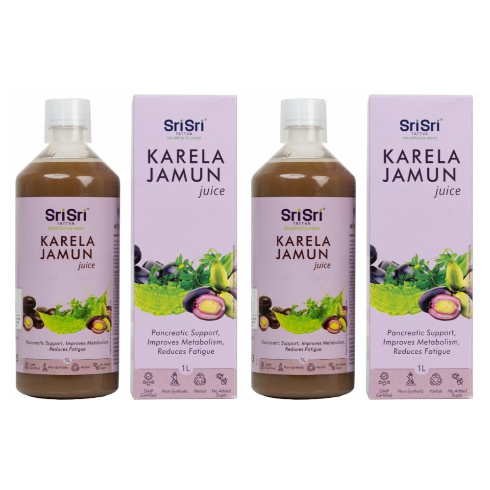 Sri Sri TATTVA Karela Jamun Juice bottles pack of 2