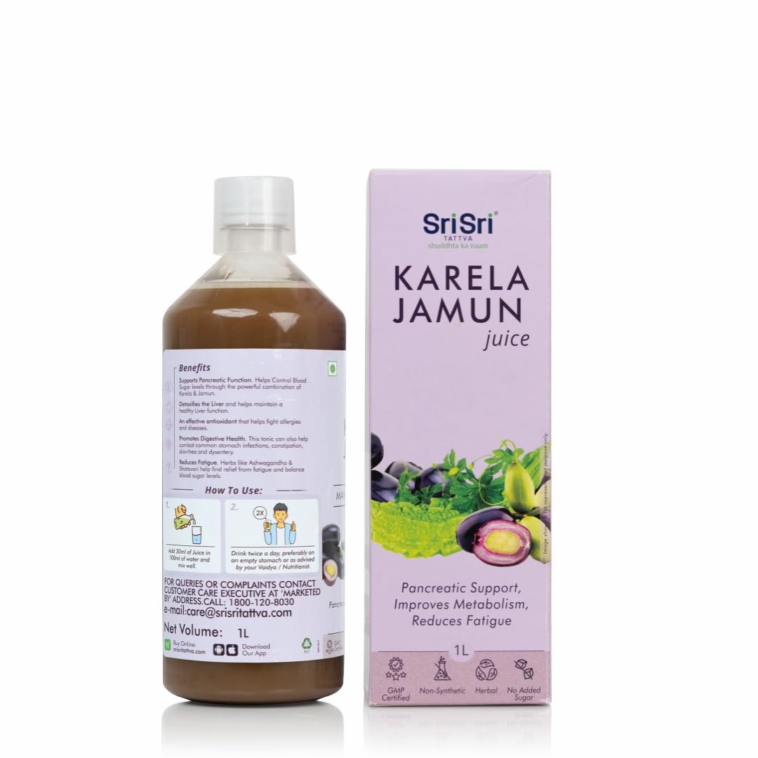 Sri Sri TATTVA shuddhta ka naam Karela Jamun Juice – view 3