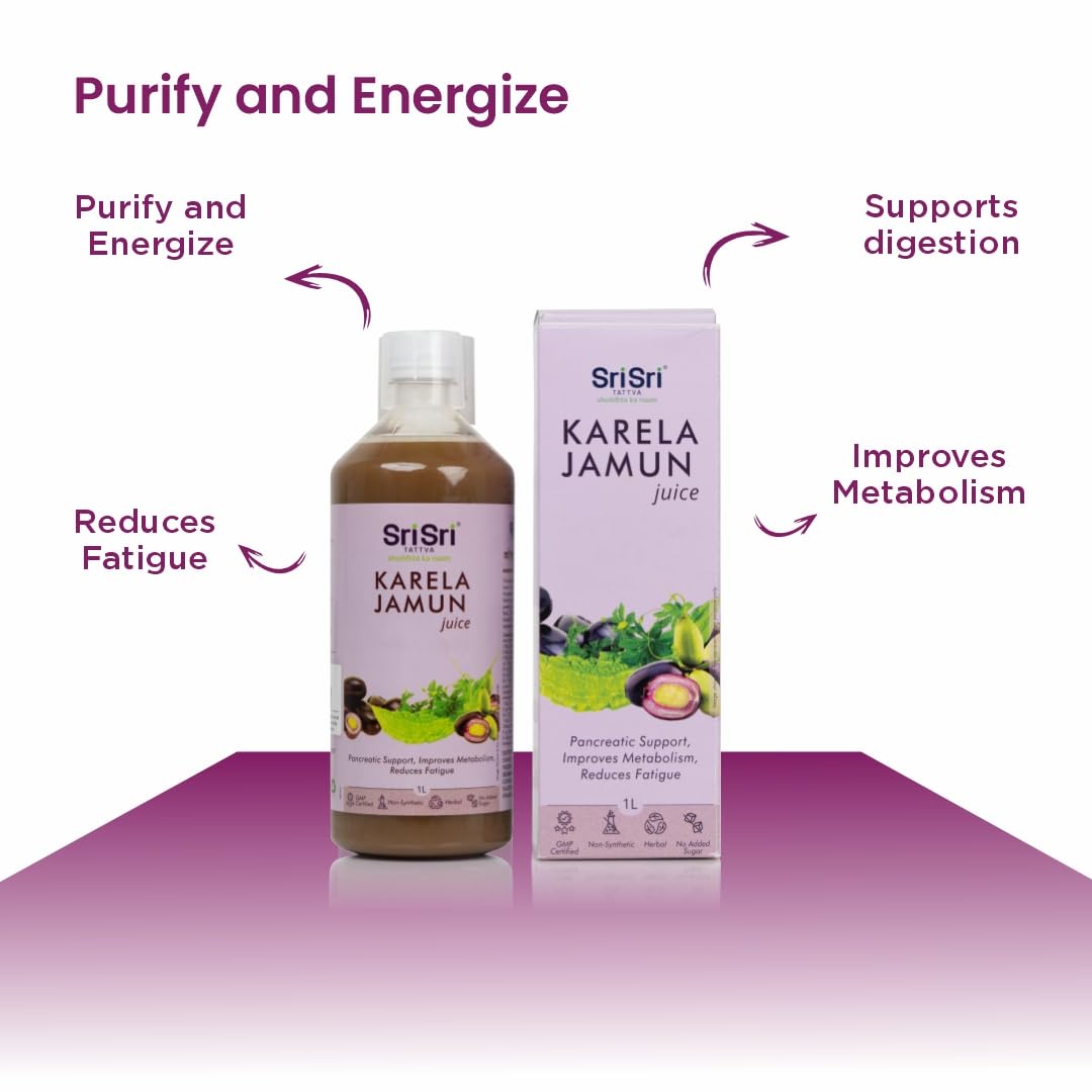 Sri Sri TATTVA shuddhta ka naam Karela Jamun Juice – view 5