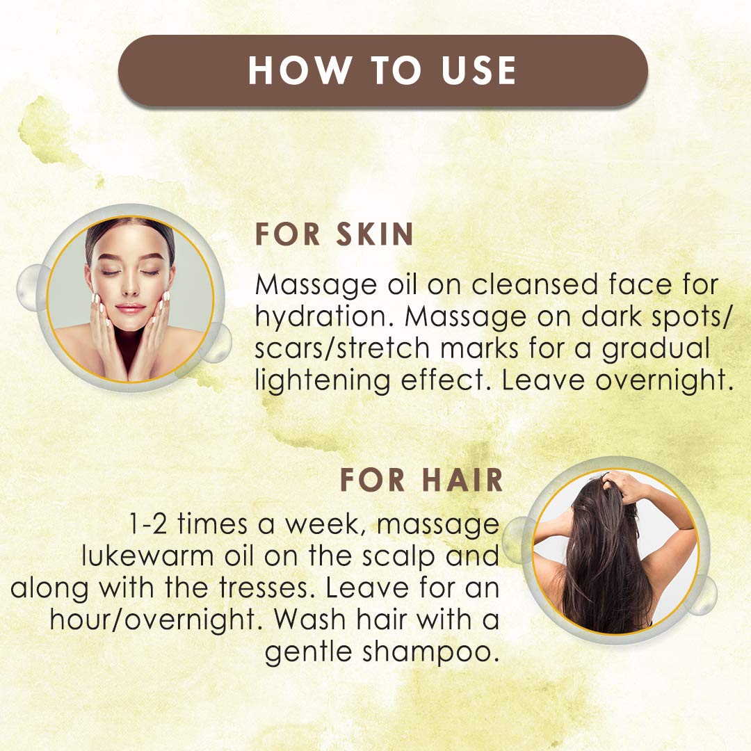 Wow Skin Science 100% Pure Castor Oil - Pure Cold Pressed Oil Blend and Hexane Free -Supports HealthierHair, Eyelashes, Skin & Nails – view 4