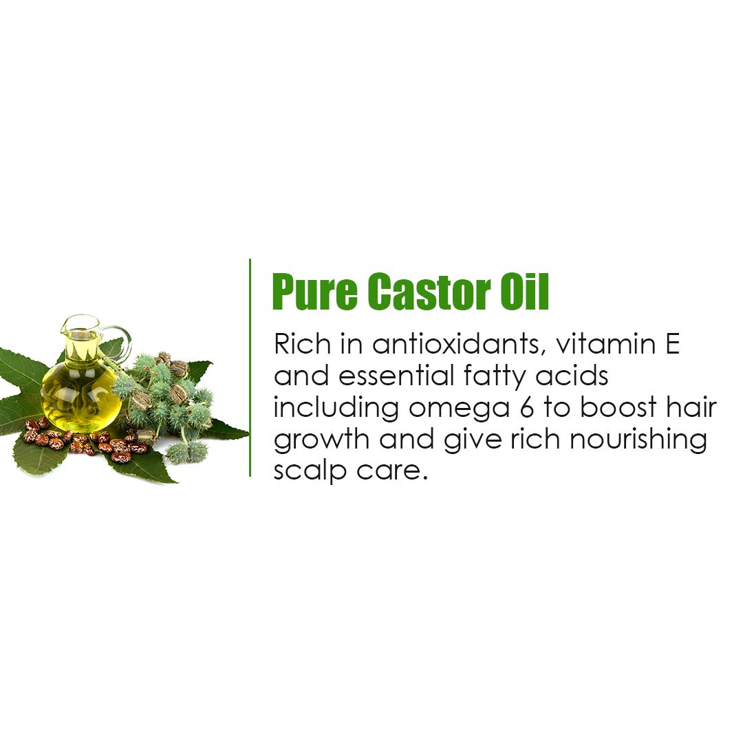 Wow Skin Science 100% Pure Castor Oil - Pure Cold Pressed Oil Blend and Hexane Free -Supports HealthierHair, Eyelashes, Skin & Nails – view 6