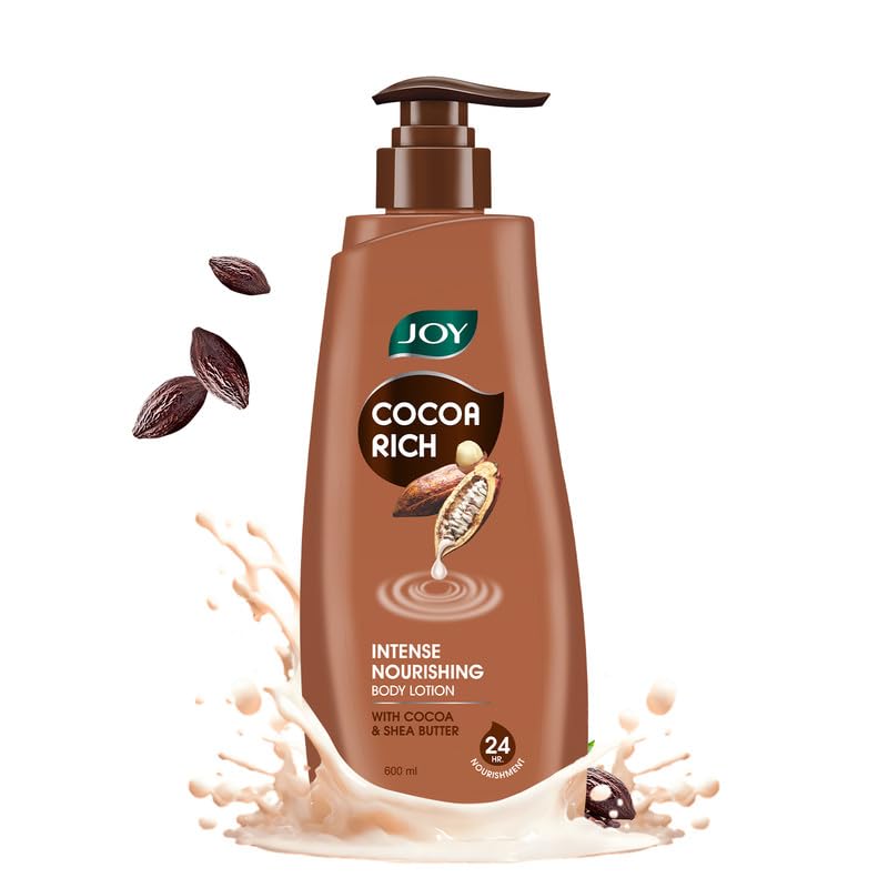 Joy Cocoa Rich body lotion bottle for daily dry skin care