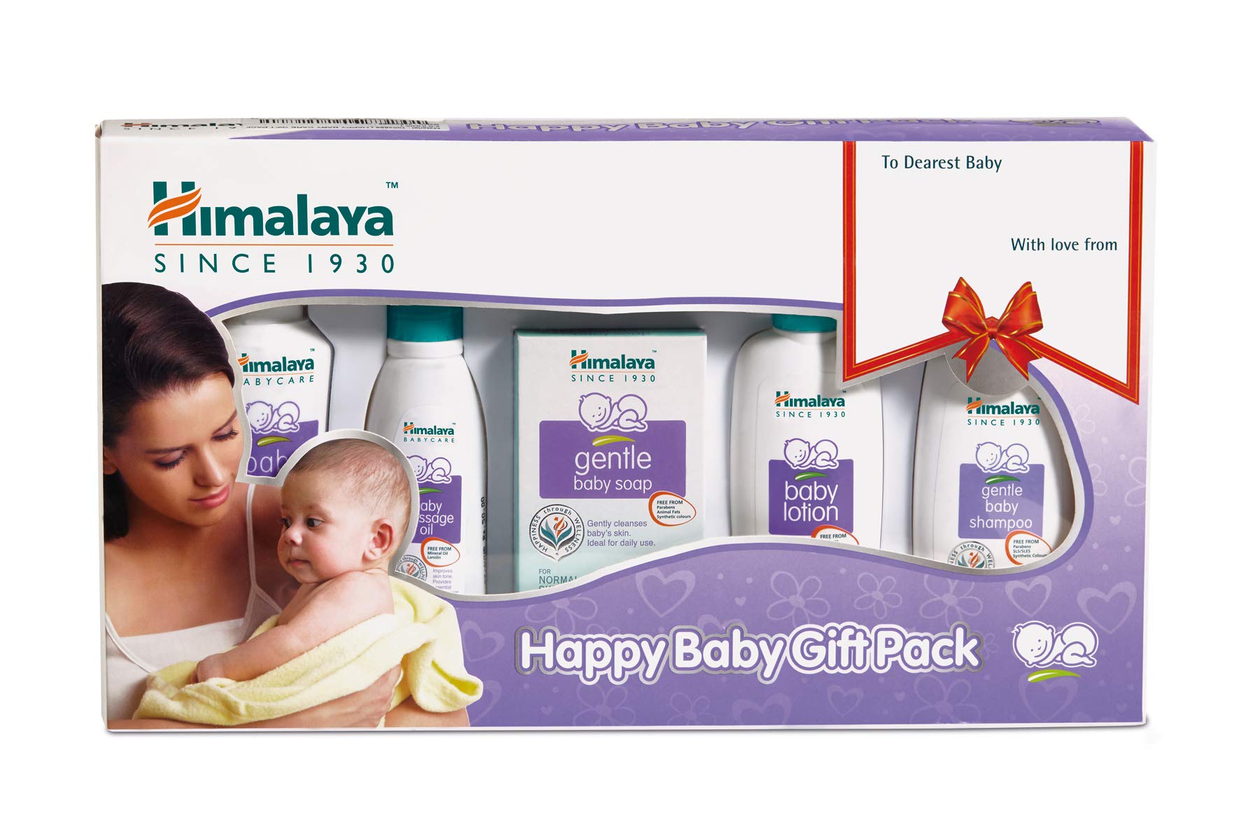 Himalaya baby care gift pack with shampoo, soap, lotion and oil