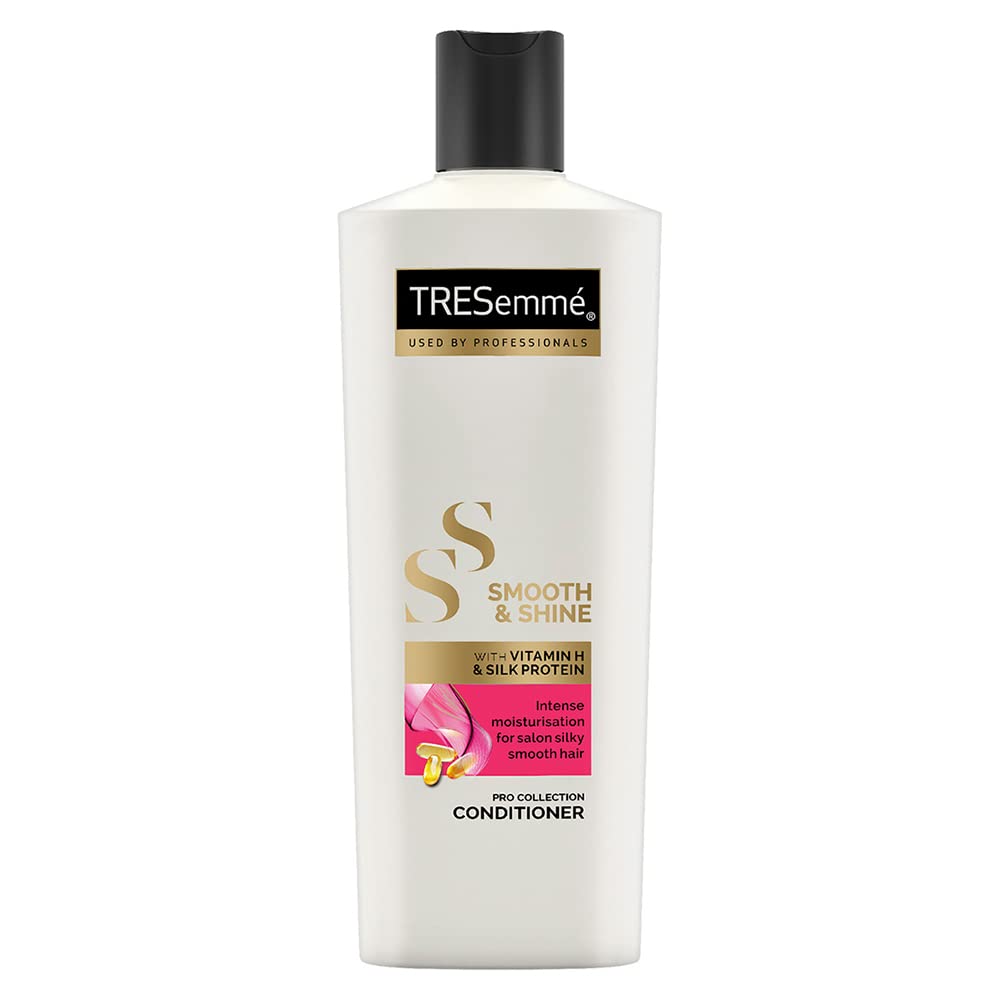 Front of TRESemmé Smooth & Shine Conditioner bottle 190 ml