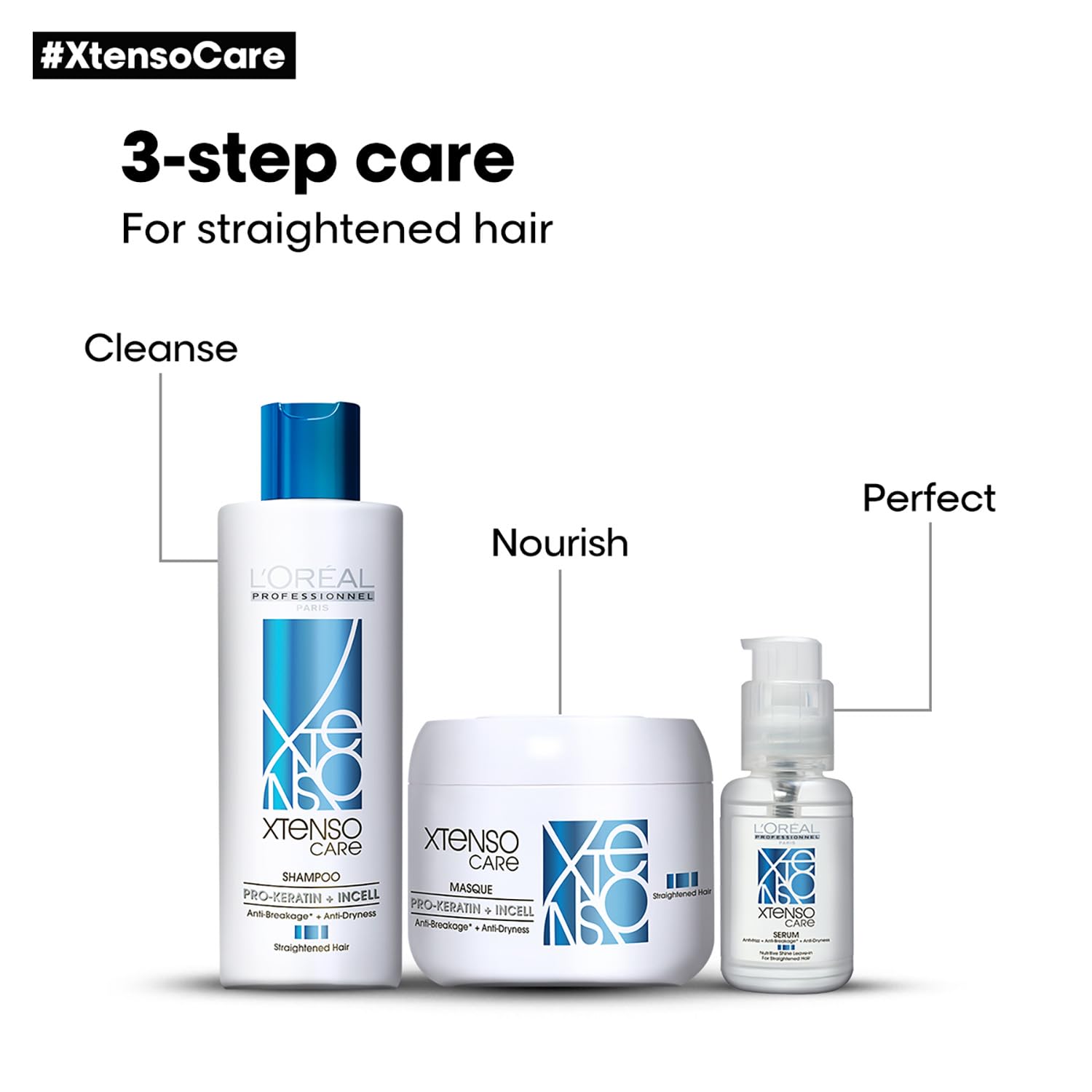 L'OREAL PROFESSIONNEL PARIS Xtenso Care Masque 196 Gm, For Straightened Hair – view 4
