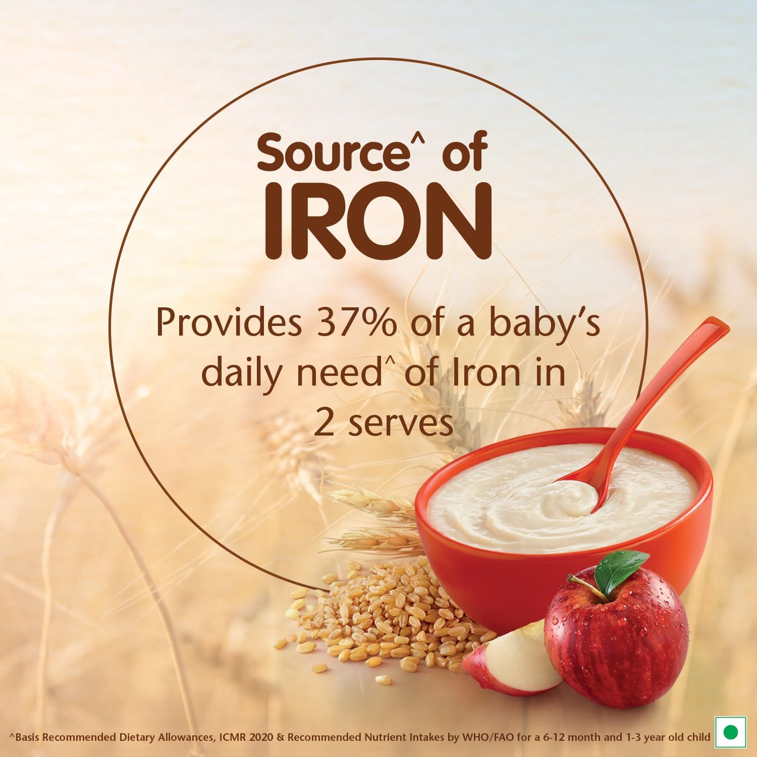 Nestle Cerelac Baby Cereal with Milk , Wheat Apple ,Stage 1, From 6 to 24 Months , Source of Iron & Protein , 300g – view 5