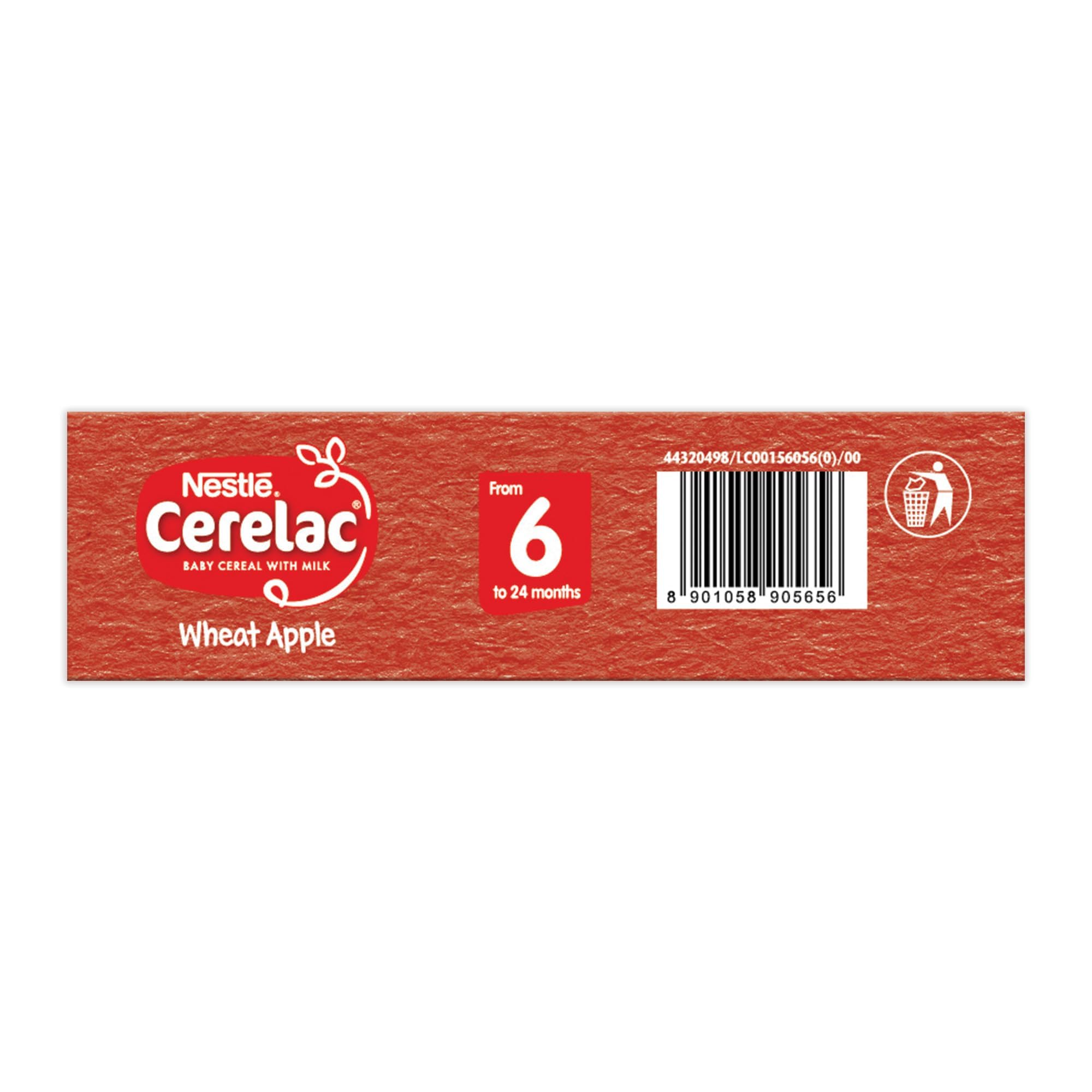 Nestle Cerelac Baby Cereal with Milk , Wheat Apple ,Stage 1, From 6 to 24 Months , Source of Iron & Protein , 300g – view 7
