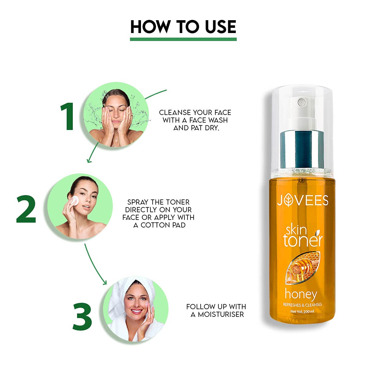 JOVEES Herbal Honey Toner – view 6