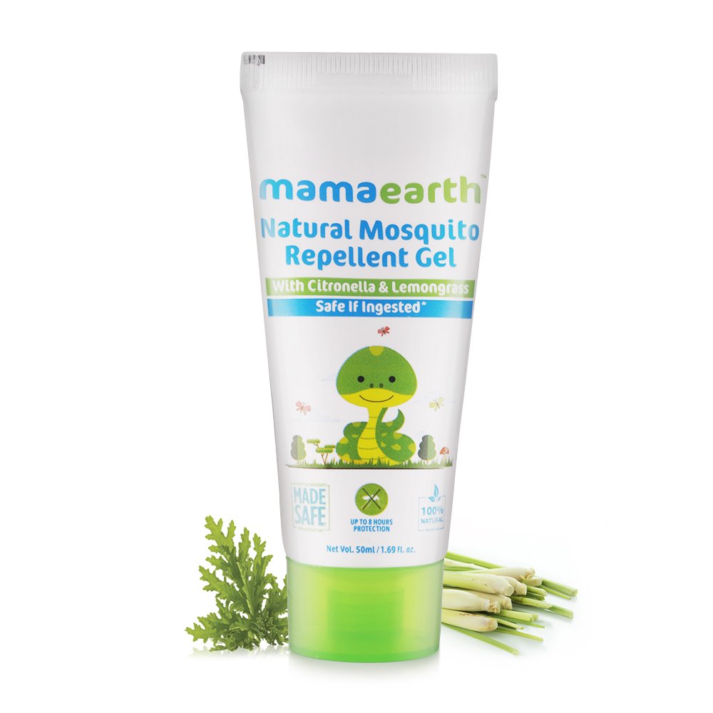 Mamaearth natural mosquito repellent gel 50 ml for family use