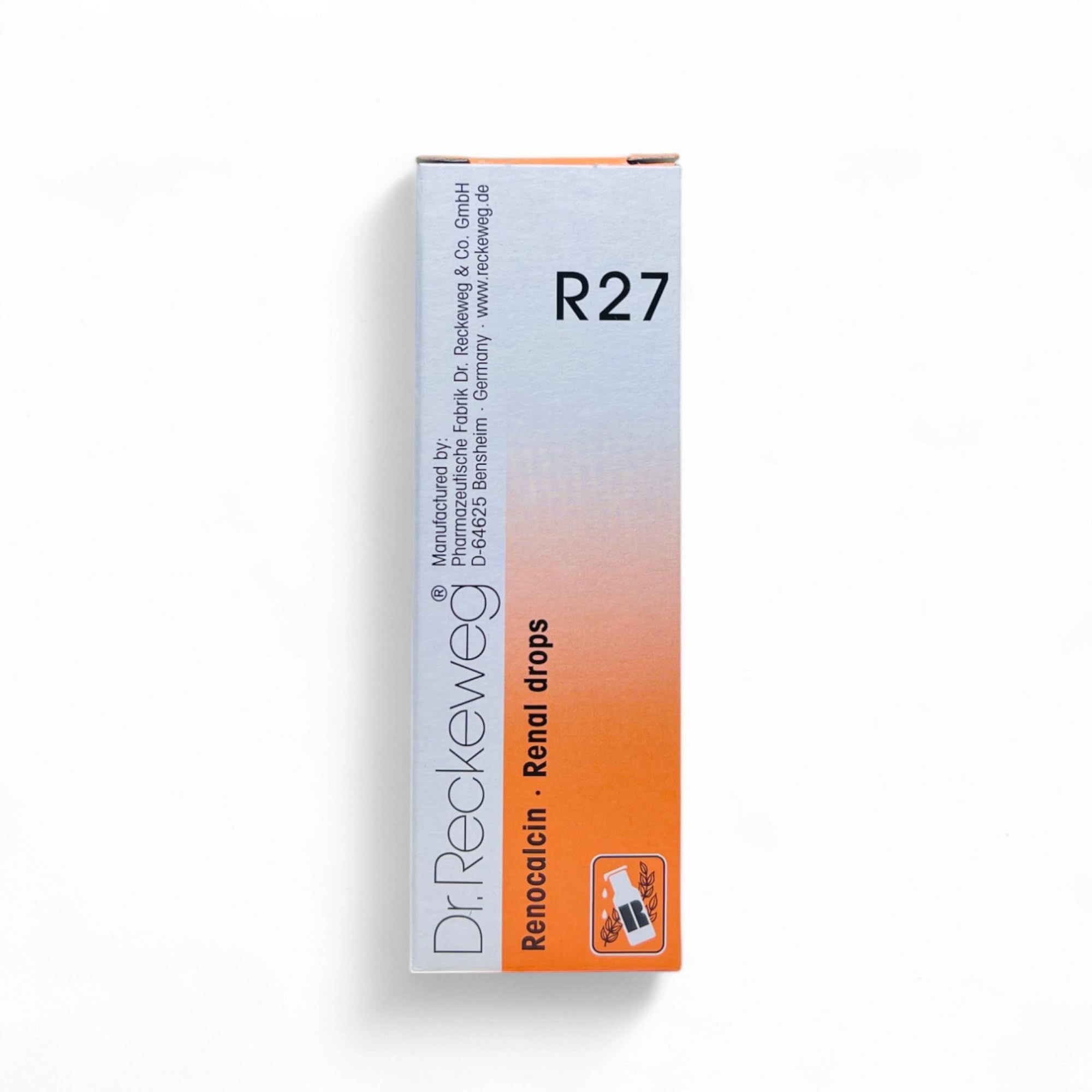 Front view of Dr.NL German Remedy R27 Drop bottle