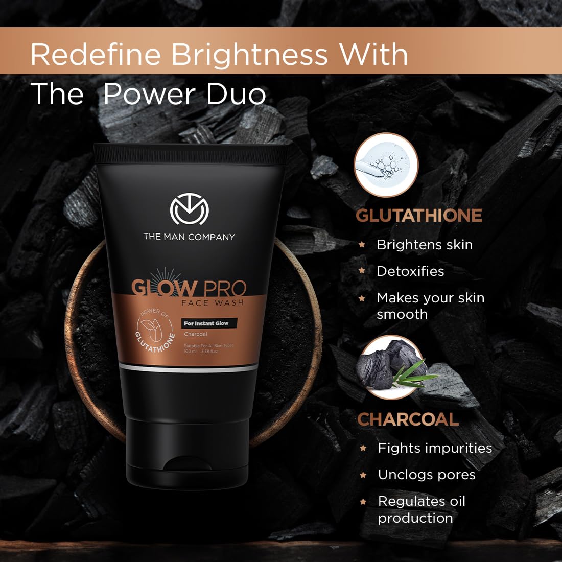 The Man Company Glow Pro Face Wash for Man - 100ml – view 2