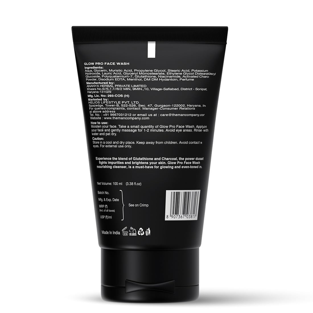 The Man Company Glow Pro Face Wash for Man - 100ml – view 7