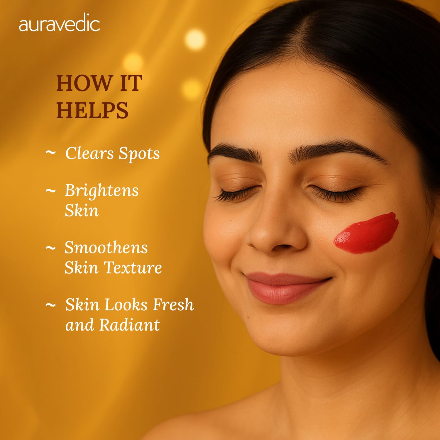 Auravedic Kumkumadhi Face Mask Kumkumadi Tailam Detan Pack Skin Brightening Tan Removal Face Pack For Women Men 100g Kumkumadi Oil Ubtan Detan Face Mask for women skin care brightening – view 3