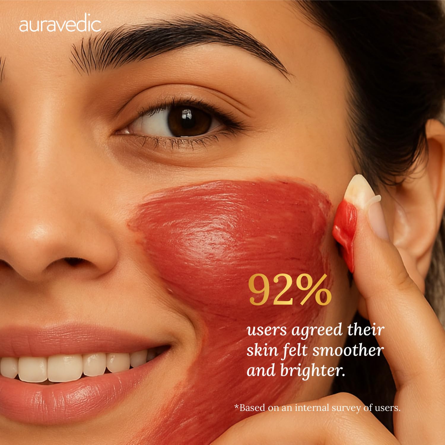 Auravedic Kumkumadhi Face Mask Kumkumadi Tailam Detan Pack Skin Brightening Tan Removal Face Pack For Women Men 100g Kumkumadi Oil Ubtan Detan Face Mask for women skin care brightening – view 4