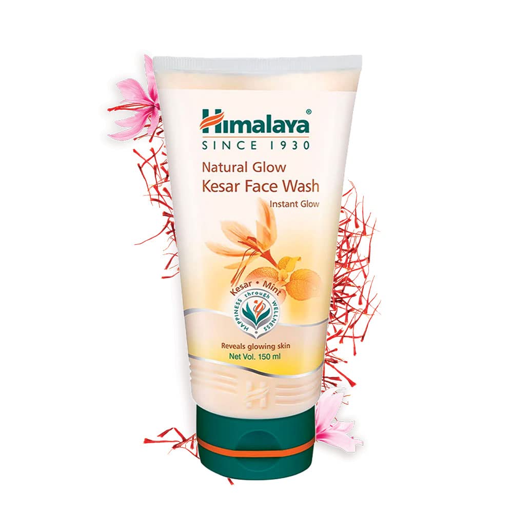 Front view of Himalaya Kesar Face Wash 150ml tube
